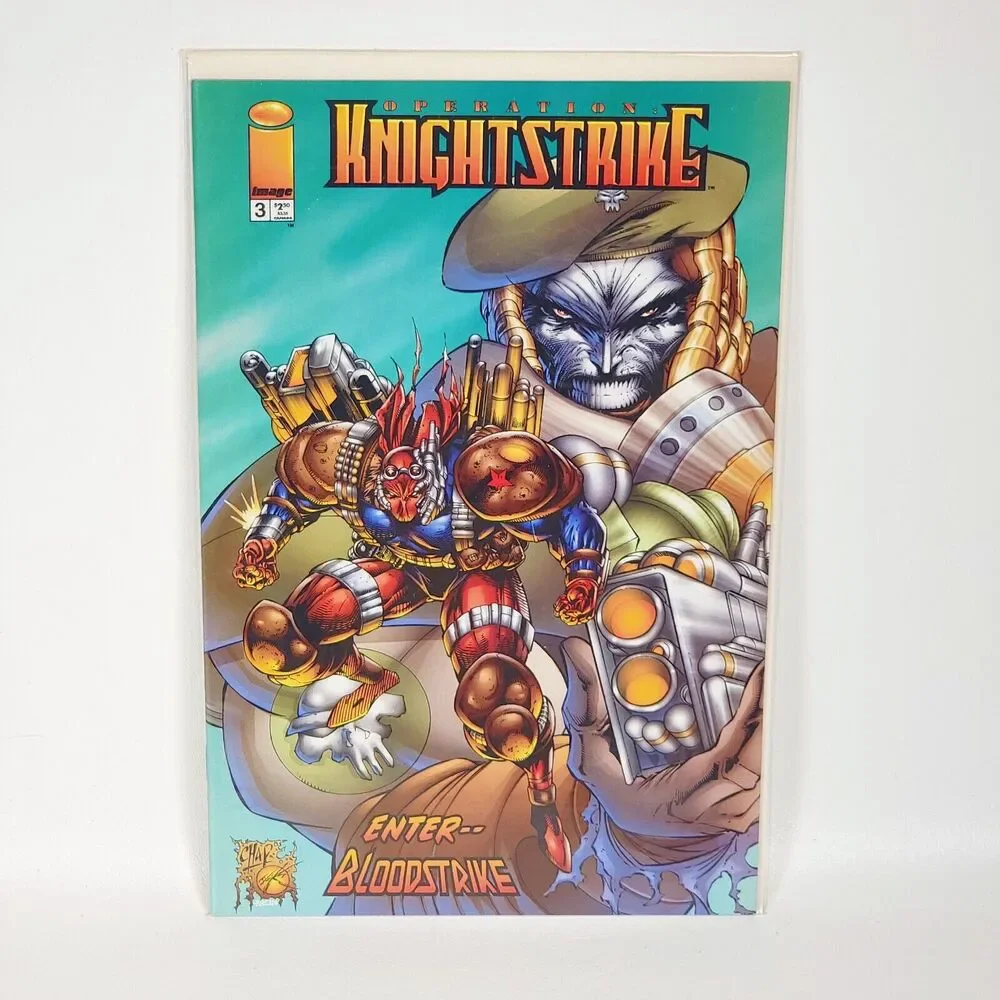 Knightstrike Operation Numbers 1, 2, 3, & Variant Cover 1 by Image‎ Comics 1995